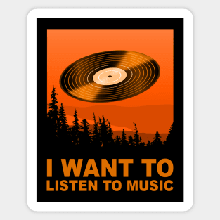 I Want to Listen to Sticker